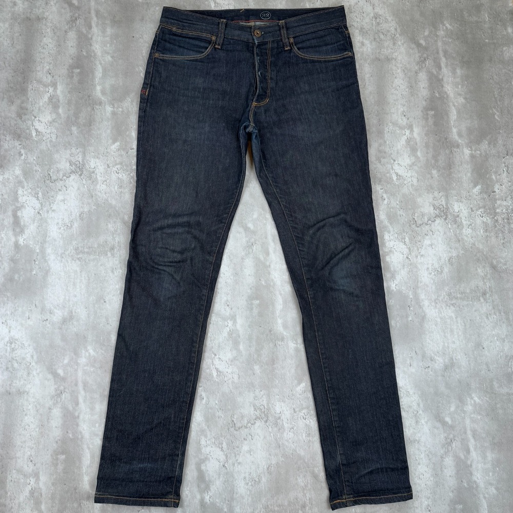 Roland‎ Sands Jeans Mens 32x32 Blue RSD Raw Denim Motorcycle RSANDS Biker Dark